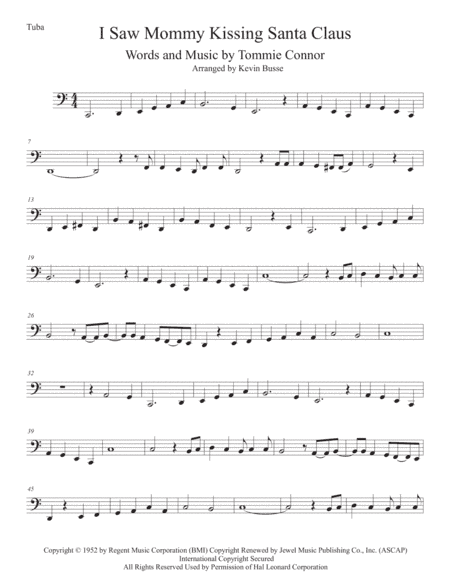 I Saw Mommy Kissing Santa Claus (arr. Kevin Busse)