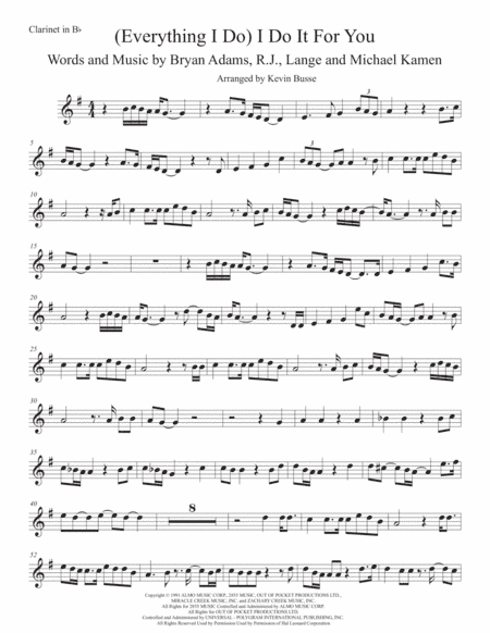 (Everything I Do) I Do It For You (arr. Kevin Busse)