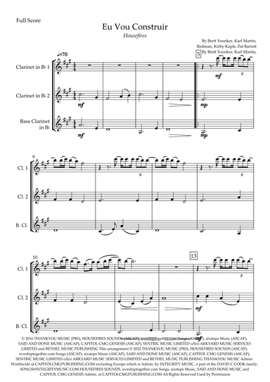 Build My Life (arr. Fabio Britto)