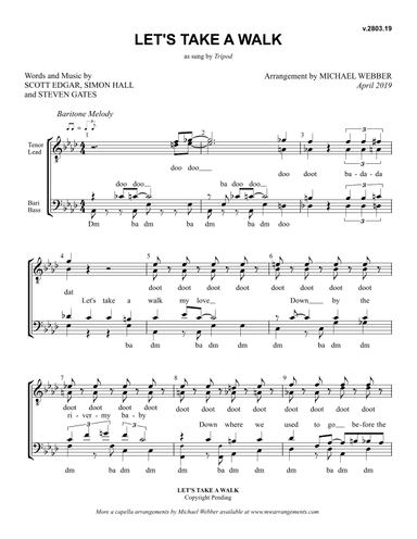 Let's Take A Walk (arr. Michael Webber)