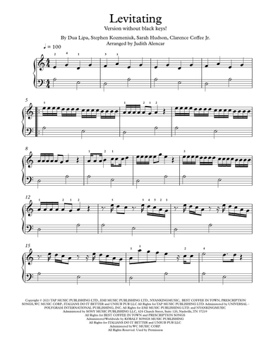Levitating (arr. Judith Alencar)