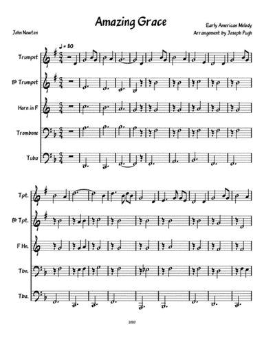 Amazing Grace (arr. Joseph Pugh)