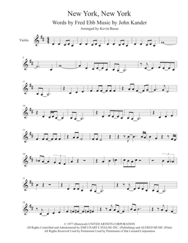 Theme From "New York, New York" (arr. Kevin Busse)