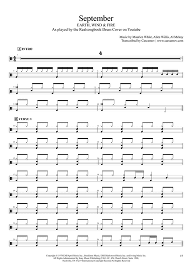 September (arr. Realsongbook)