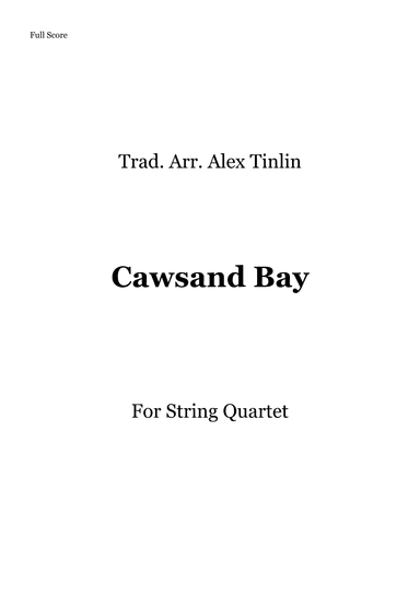 Cawsand Bay (arr. Alex Tinlin)