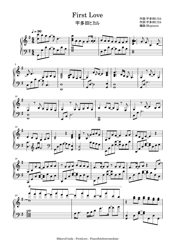 First Love (arr. Mopianic)