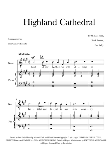 Highland Cathedral (arr. Luís Gustavo Rossato)