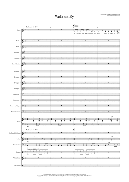 Walk On By (arr. Daryl McKenzie)