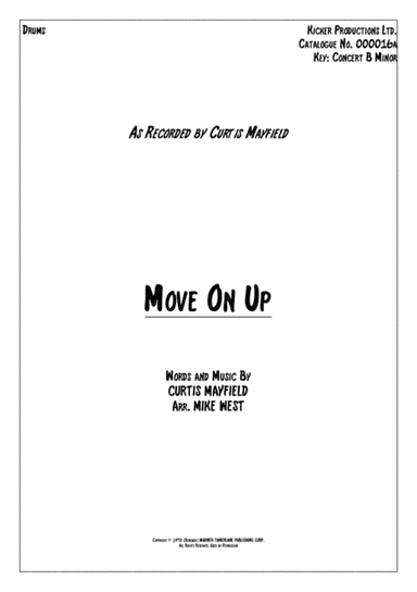 Move On Up (arr. Mike West)