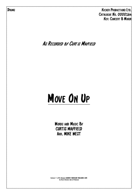 Move On Up (arr. Mike West)