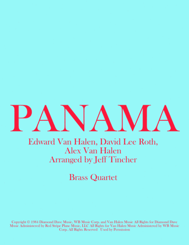 Panama (arr. Jeff Tincher)