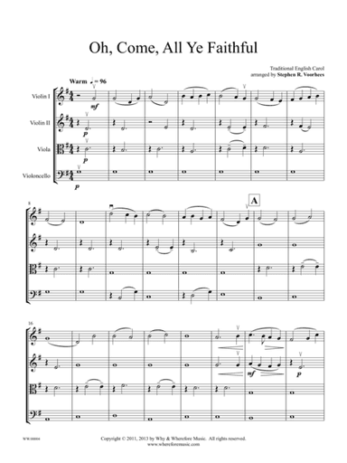Oh, Come, All Ye Faithful (arr. Stephen R. Voorhees)