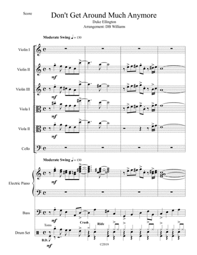 Don't Get Around Much Anymore (arr. DB Williams)