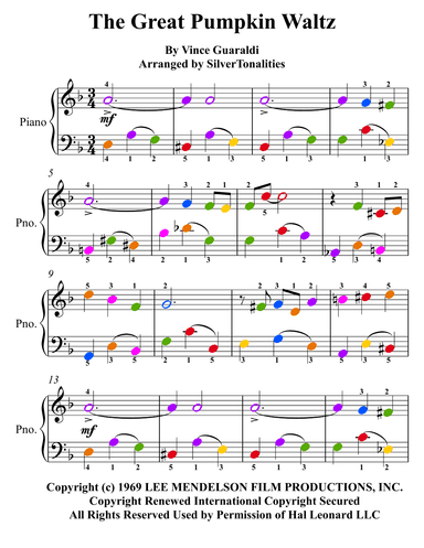 The Great Pumpkin Waltz (arr. SilverTonalities)
