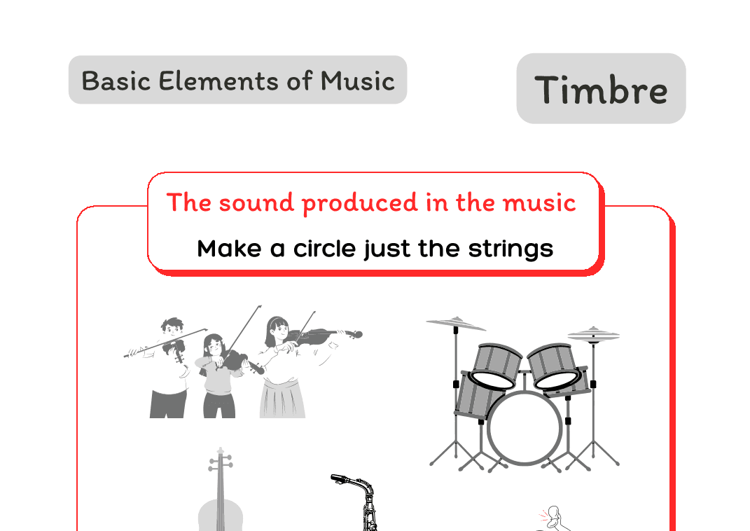Basic Elementes of Music - Musical Theory for Kids - Timbre