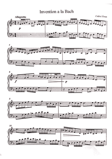 Invention a la Bach