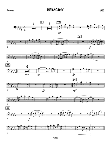 Melancholy- Trombone