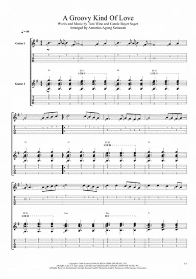 A Groovy Kind Of Love (arr. Antonius Agung Setiawan)