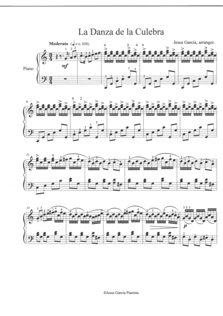 La Culebra (The serpent) (arr. Jesus Garcia)