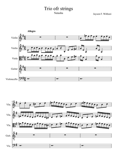 Guitar Trio 3 II mov Allegro