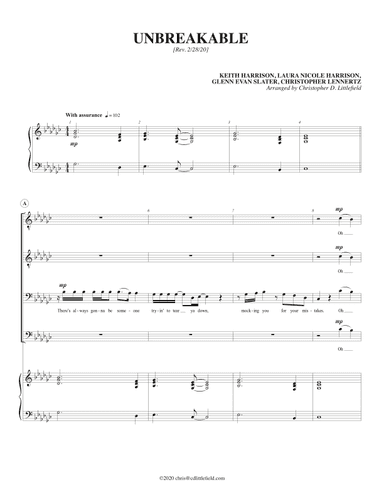 Unbreakable (arr. Christopher D. Littlefield)