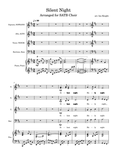Silent Night (arr. Ian Knight)
