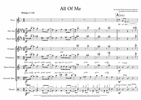All Of Me (arr. Daryl McKenzie)