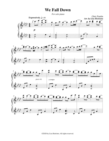 We Fall Down (arr. Lisa Hoekstra)