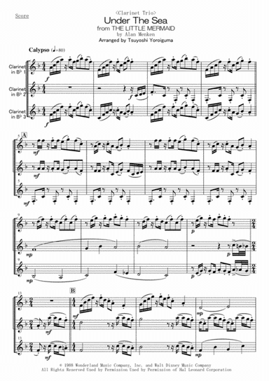 Under The Sea (arr. Tsuyoshi Yoroiguma)