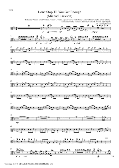 Don't Stop Til You Get Enough (arr. Caroline Pearsall)