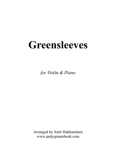 Greensleeves - Violin & Piano (arr. Antti Hakkarainen)
