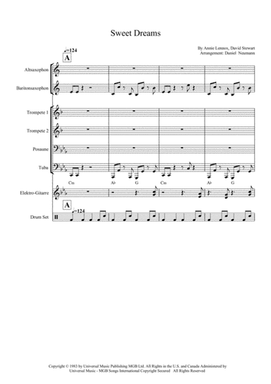 Sweet Dreams (are Made Of This) (arr. Daniel Neumann)