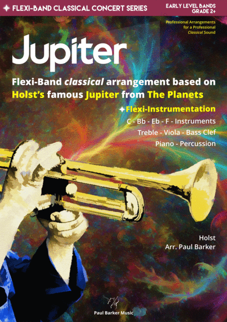 Jupiter - The Planets (Flexible Instrumentation) (arr. Paul Barker)