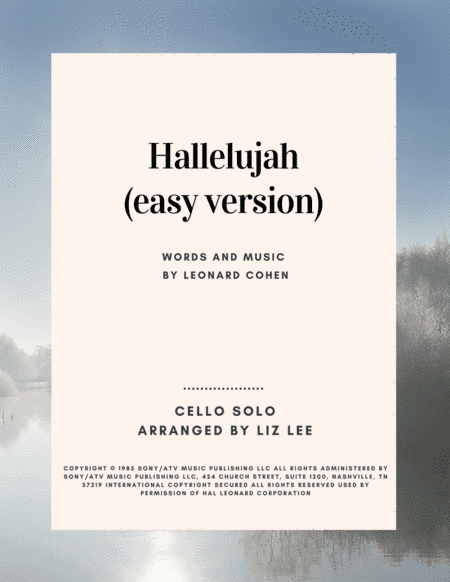 Hallelujah (arr. Liz Lee - Cellomoji)
