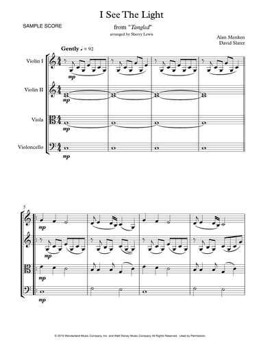 I See The Light (arr. Sherry Lewis)