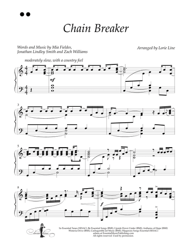 Chain Breaker (arr. Lorie Line)