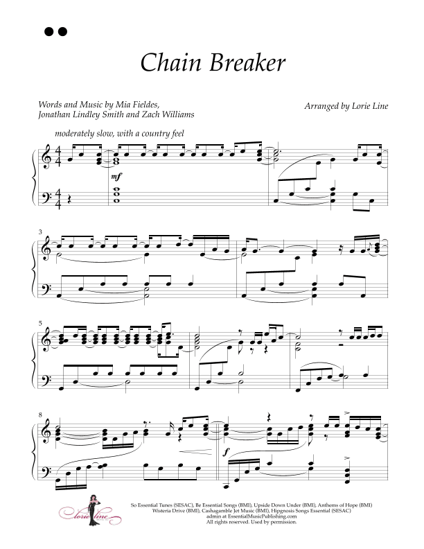 Chain Breaker (arr. Lorie Line)