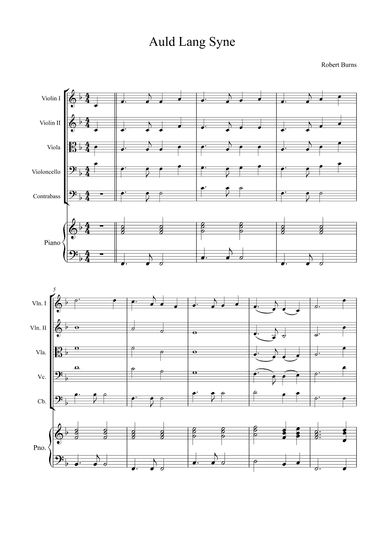 Auld Lang Syne (arr. Alex Nunes Rodrigues)