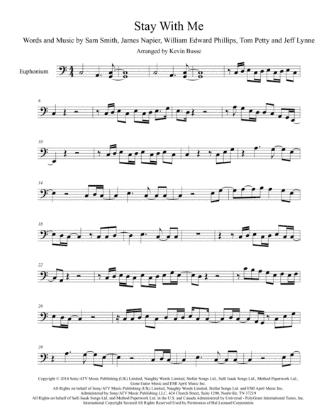 Stay With Me (arr. Kevin Busse)