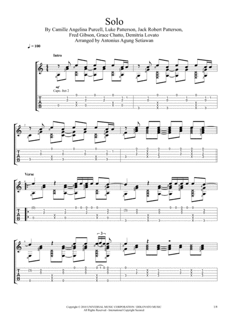 Solo (arr. Antonius Agung Setiawan)
