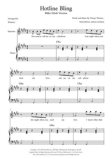 Hotline Bling (arr. BTmusic)