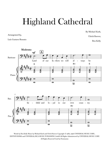 Highland Cathedral (arr. Luís Gustavo Rossato)