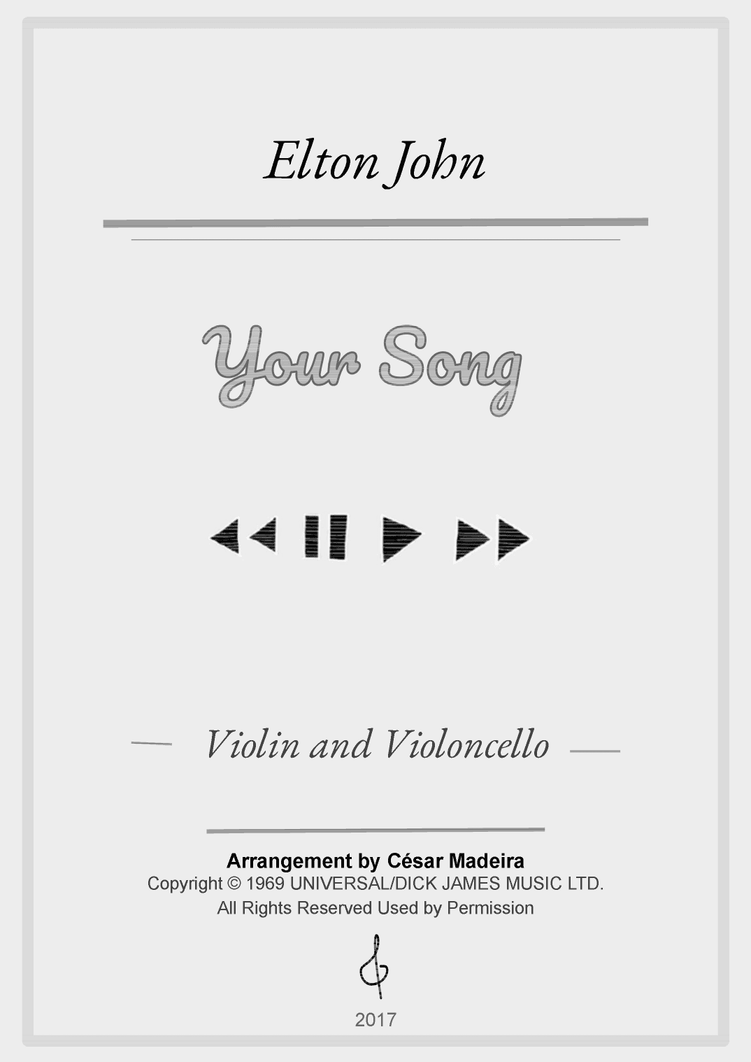 Your Song (arr. César Madeira)