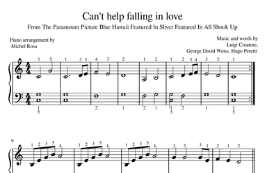 Can't Help Falling In Love (arr. Harmonistas)