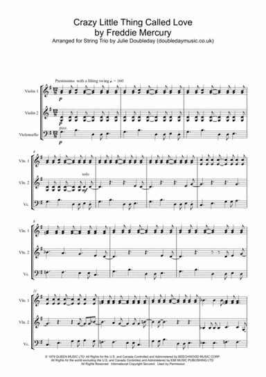 Crazy Little Thing Called Love (arr. Julie Doubleday)