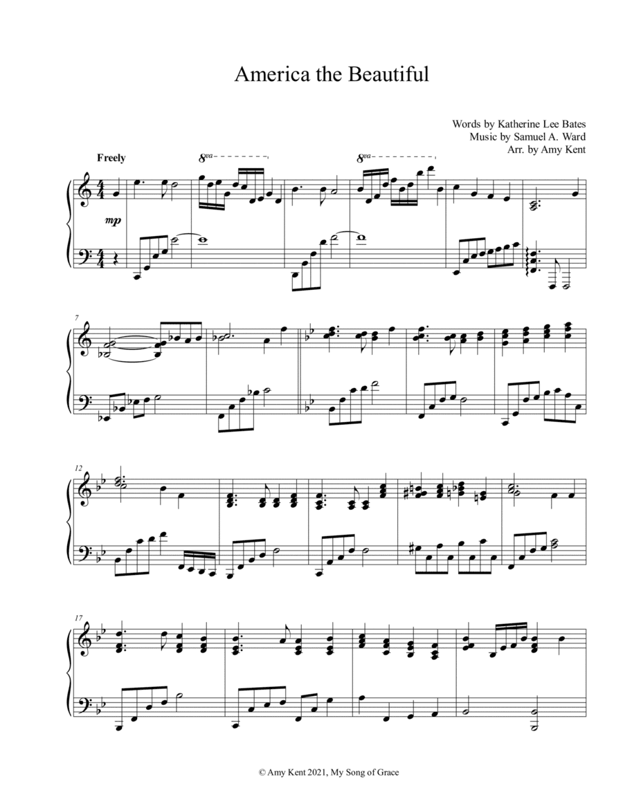 America the Beautiful (arr. Amy Kent)