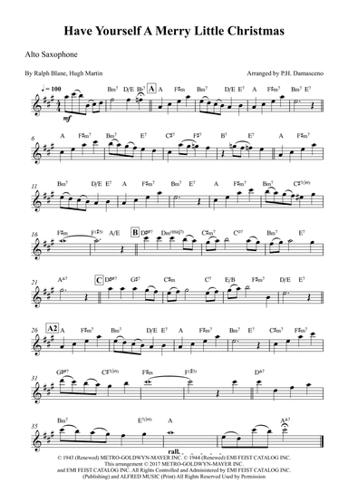 Have Yourself A Merry Little Christmas (arr. P.H. Damasceno)