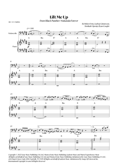 Lift Me Up (arr. André Alberto Santos)