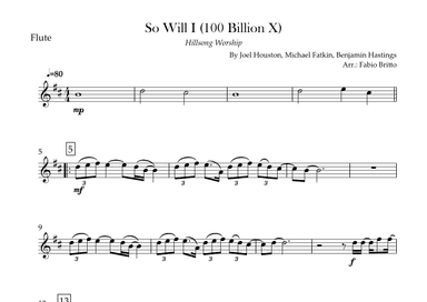 So Will I (100 Billion X) (arr. Fabio Britto)