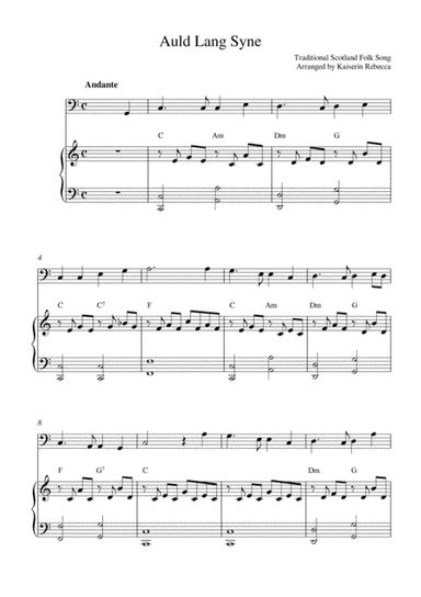 Auld Lang Syne (arr. Kaiserin Rebecca)